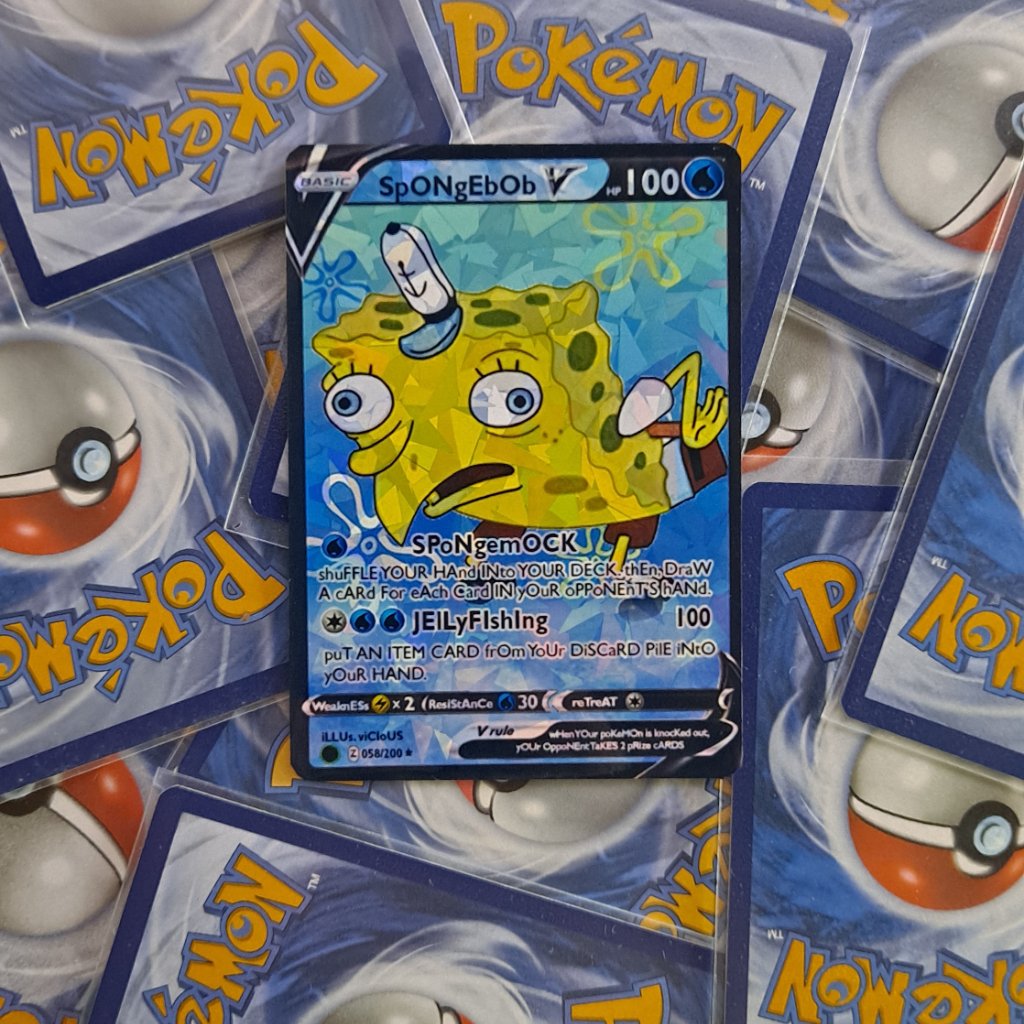 Games | Spongebob Pokemon Card | Poshmark